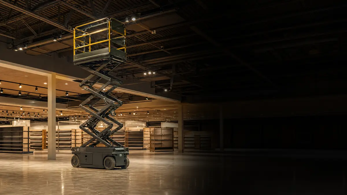 Electric Scissor Lifts jobsite access in Raleigh