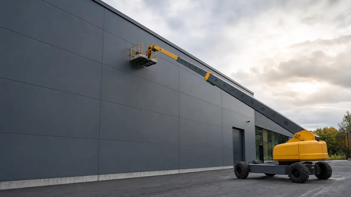 Boom Lifts jobsite access in Raleigh